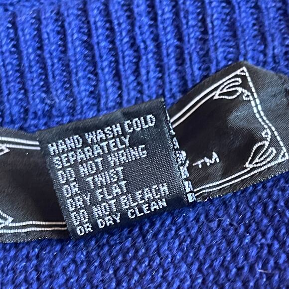 VINTAGE 80s Clyde Sequined Batwing Sweater Size Medium - Picture 5 of 5